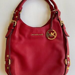 Michael Kors Cherry Red Shoulder Bag